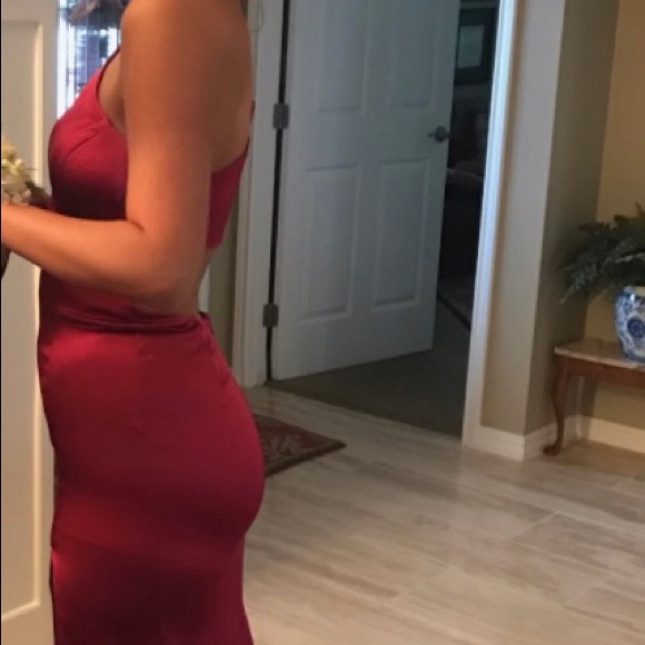 Sherri Hill - 51007 - Size 6 - Hot Pink Satin - Picture 3 of 4